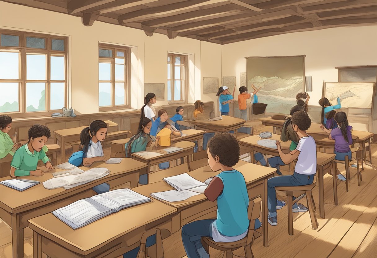 Real-Life Applications of Ancient History in Primary Education ancient history,History,Primary LearningMole ancient history: A classroom with students engaged in hands-on activities, exploring ancient artifacts and historical reenactments