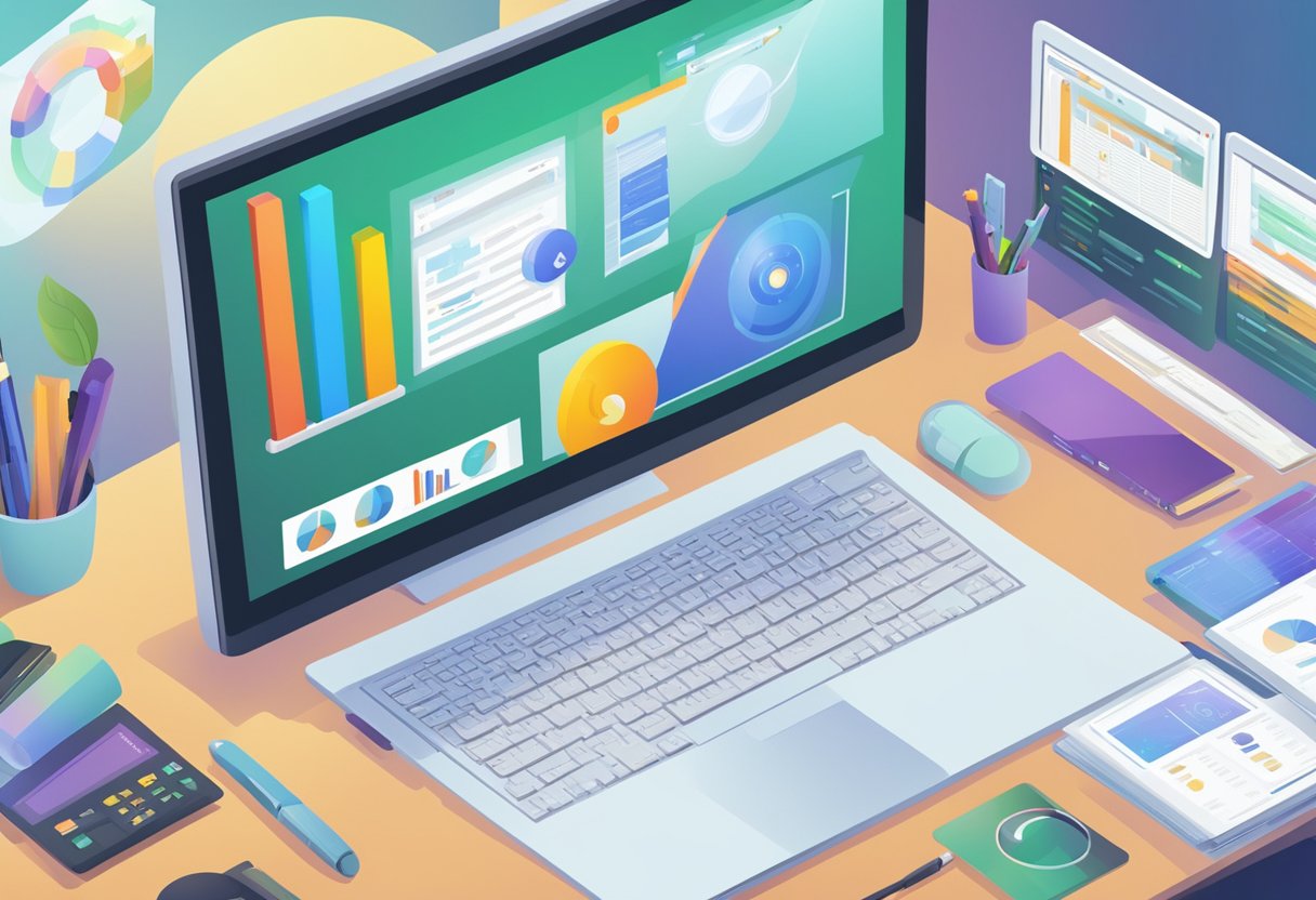 Basic Economics: Educational Resources for Teachers economics LearningMole A computer screen displaying a video lecture on basic economics, surrounded by interactive content and educational resources