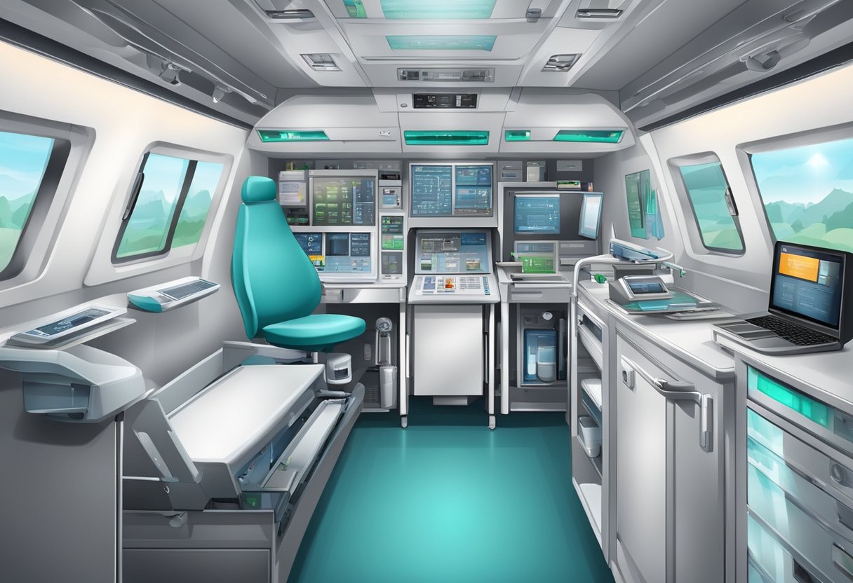 Ambulancia privada: quando e por que optar por esse serviço especializado 5 Equipamentos e tecnologia médica modernos dentro de uma ambulância particular