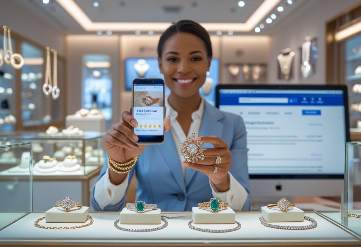 How Positive Online Reviews Boost Your Jewelry Store's Search Engine Visibility
