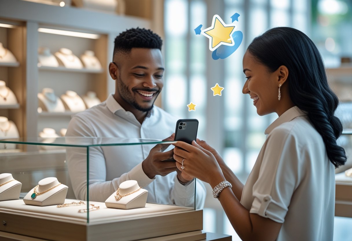 How Positive Online Reviews Boost Your Jewelry Store's Search Engine Visibility
