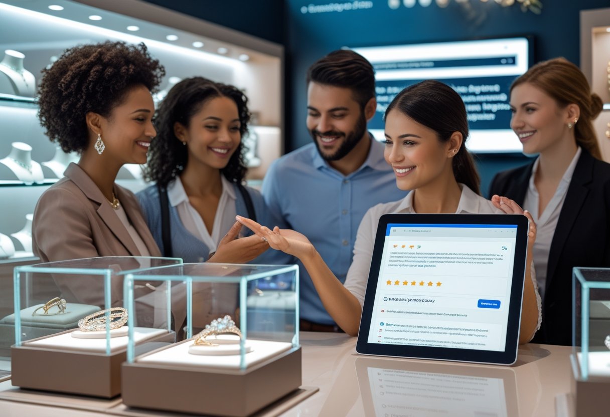 Why Online Reviews Matter for Increasing Your Jewelry Store's Search Visibility