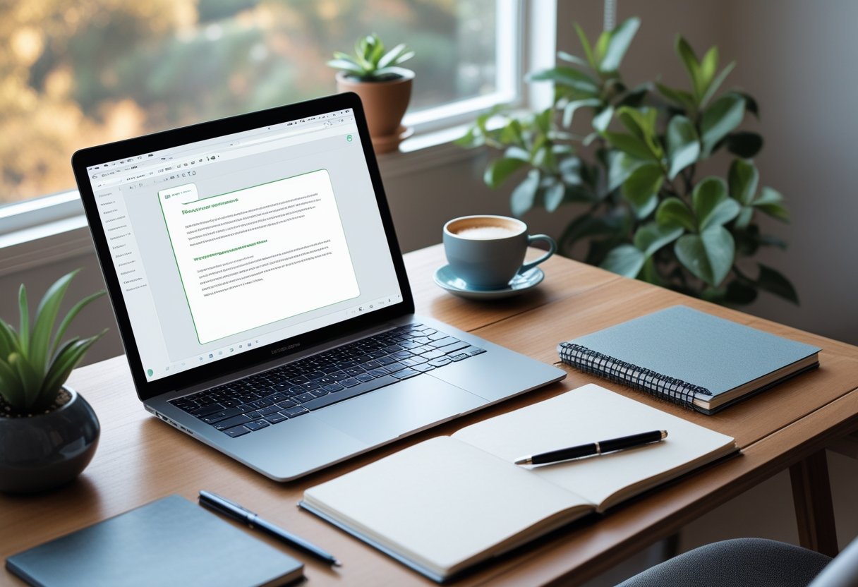 KoalaWriter interface showing content optimization features