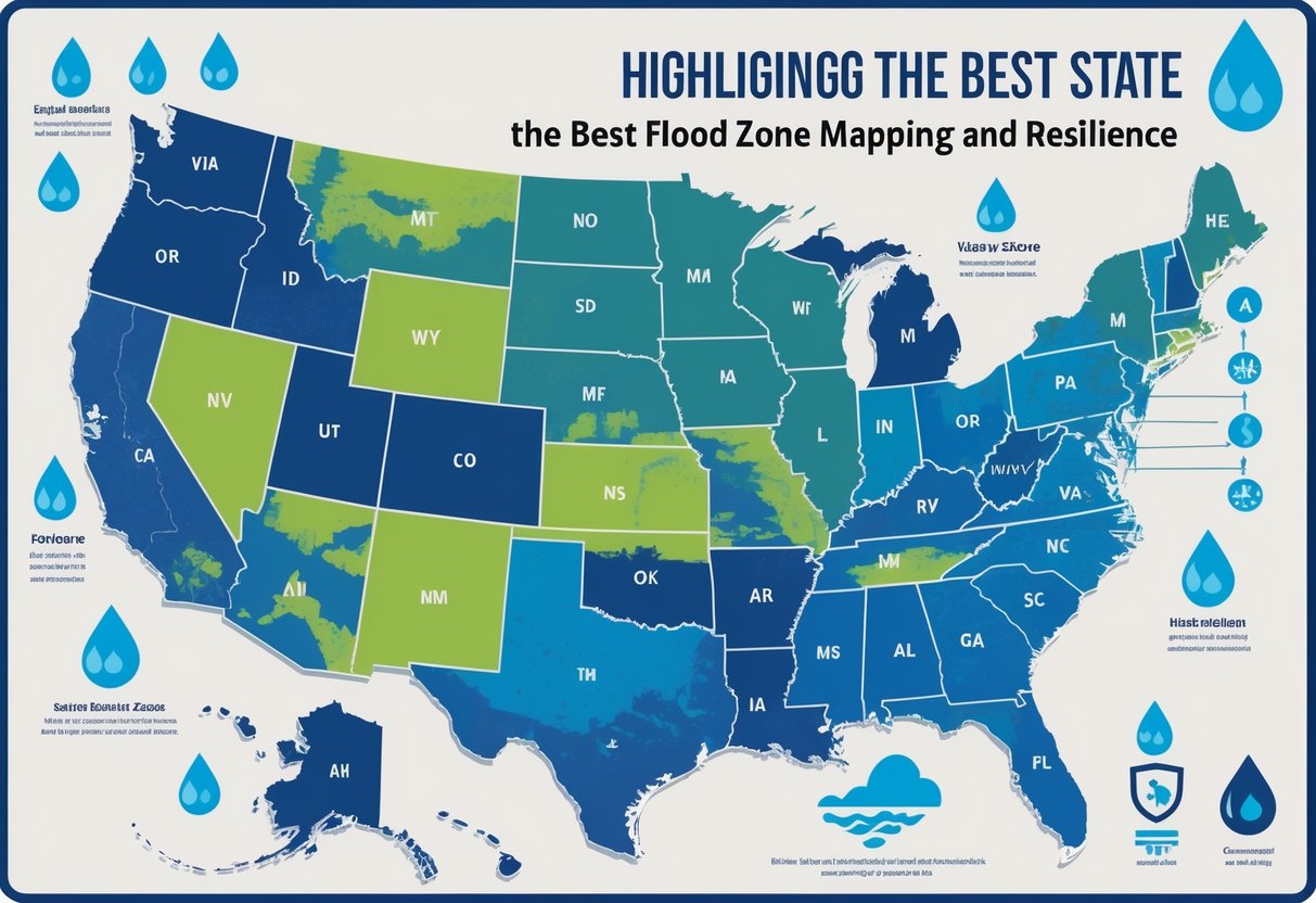 States With The Best Flood Zone Mapping And Resilience Leading In V2 Vdv53 Pepyr 