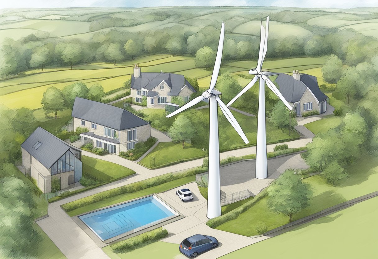 Wind Turbine for Home in UK Diagram of Homes with Wind Turbine
