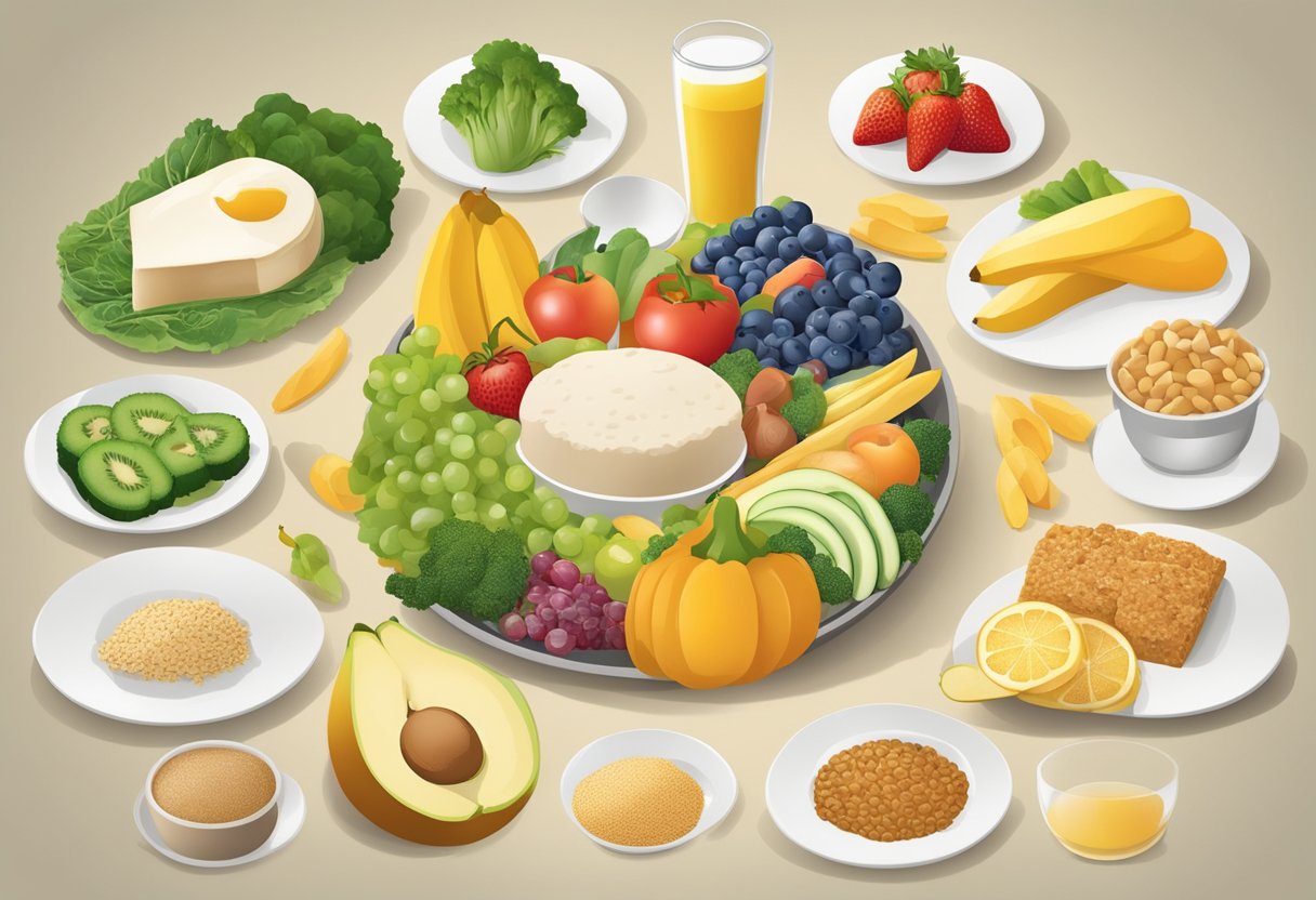 A digital interpretation of a food display 