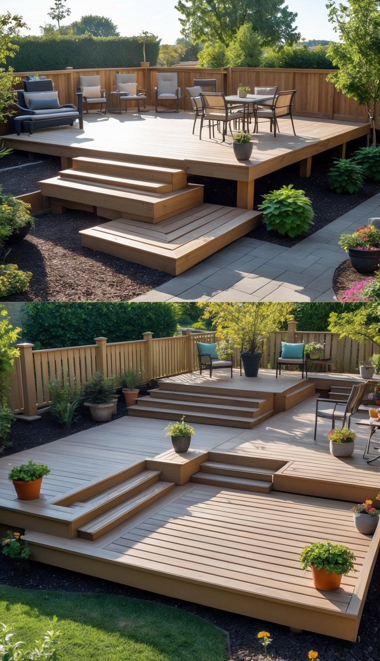 18 Ground-Level Deck Design Ideas on a Budget | Mummy Time