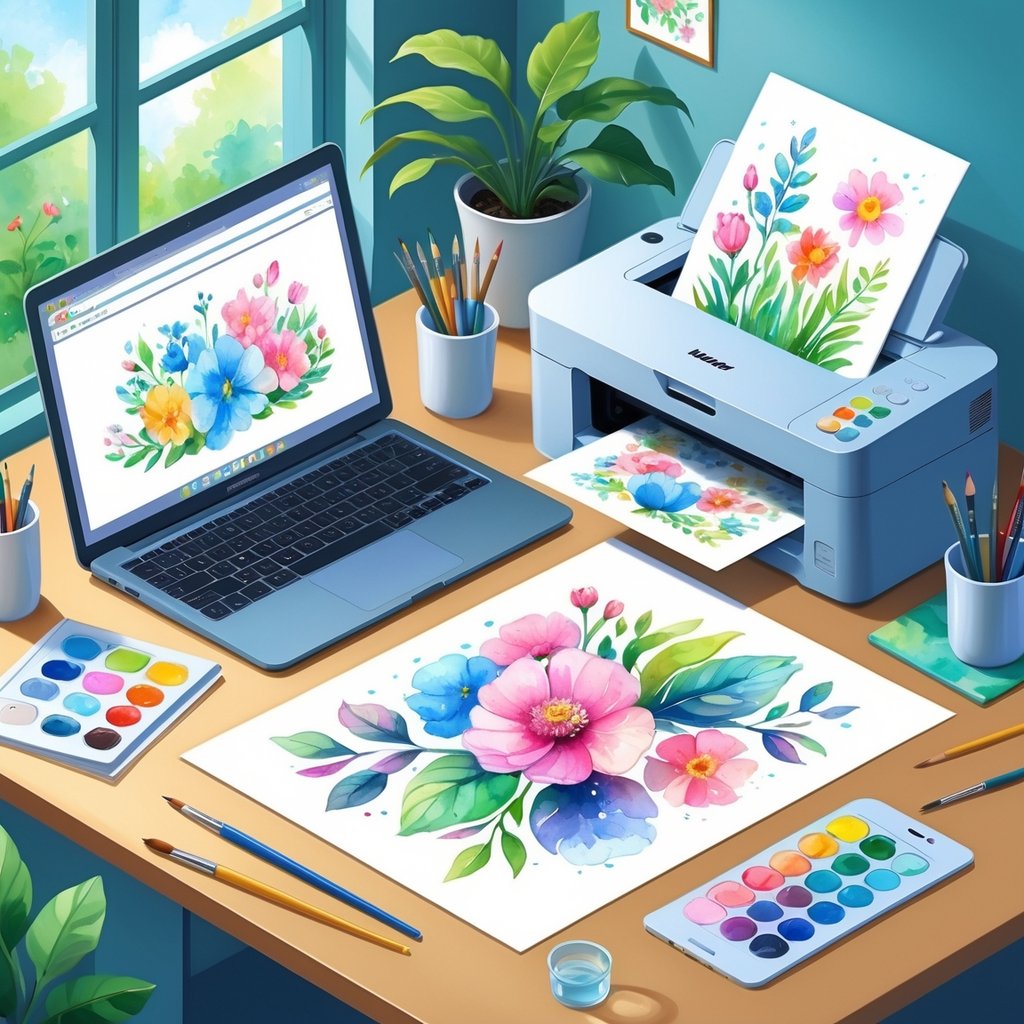 Free Printable Watercolor Coloring Pages for Relaxation and Creativity ...