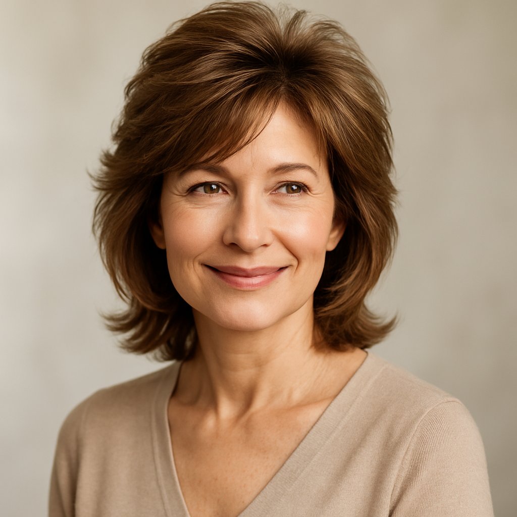 26 Layered Hairstyles That Turn Back the Clock for Women Over 45 Age