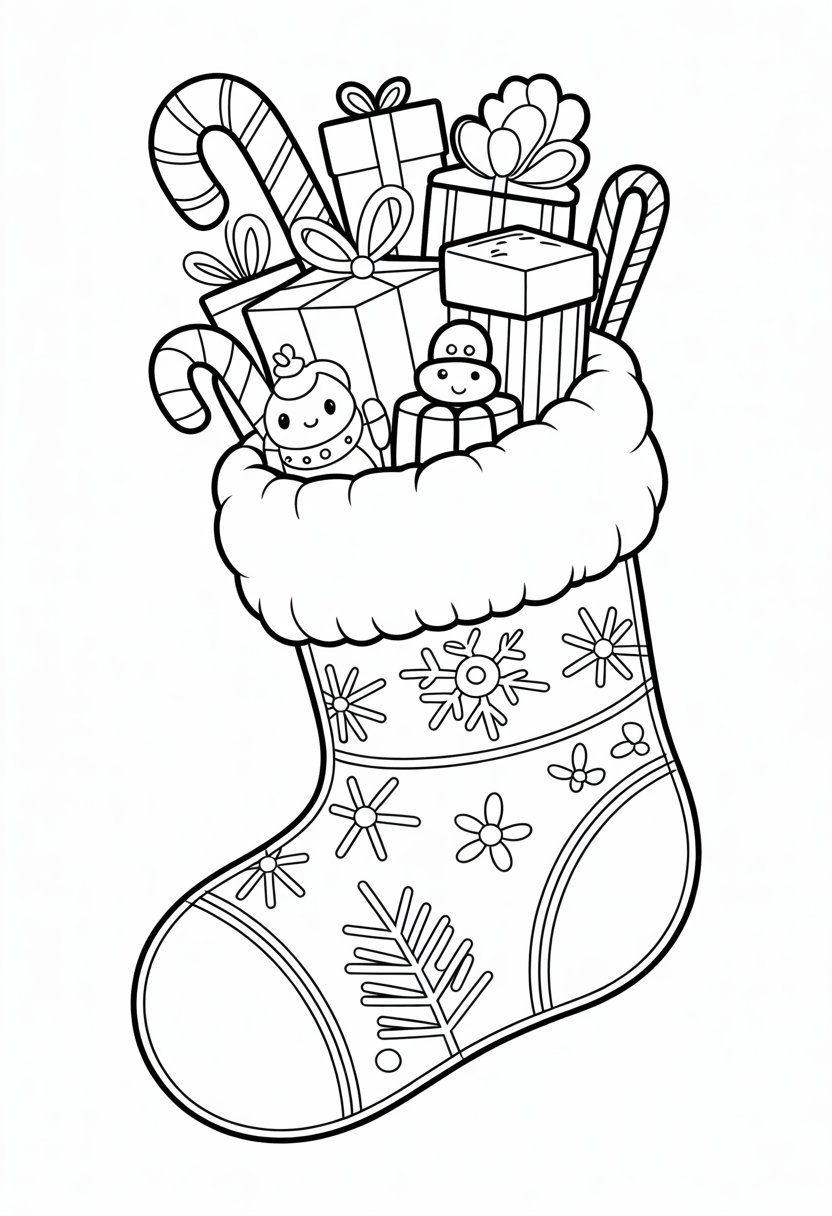 Merry Christmas Coloring Pages for Kids and Adults: 18 Fun Designs to Download 38 v2 zgle3 cgvne