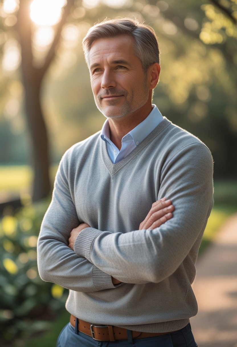 Homem pensativo refletindo sobre a vida